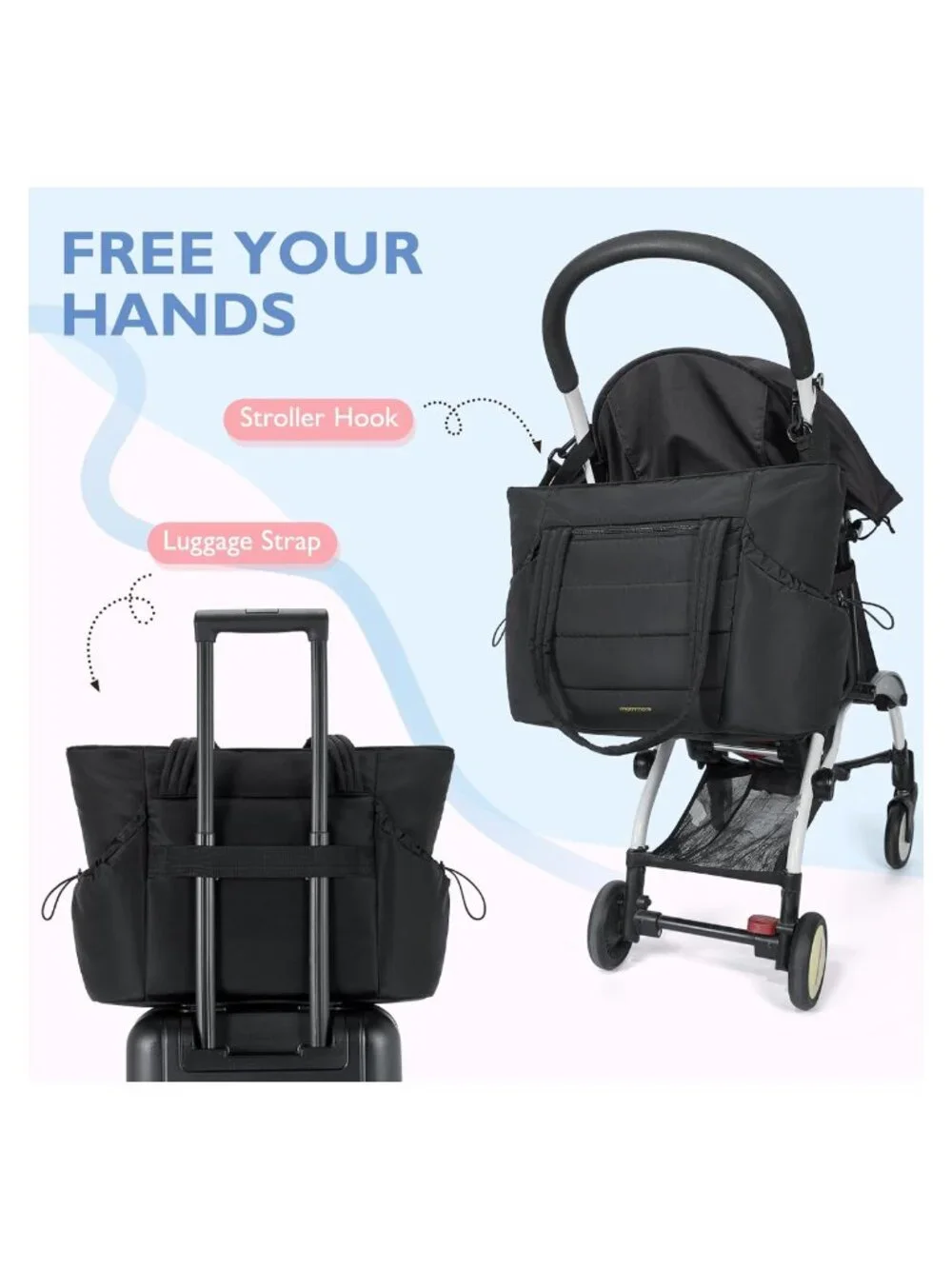 N/A diaper bag